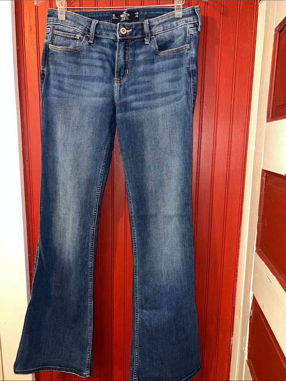 Hollister Women’s Blue Flare Jeans 29x 34